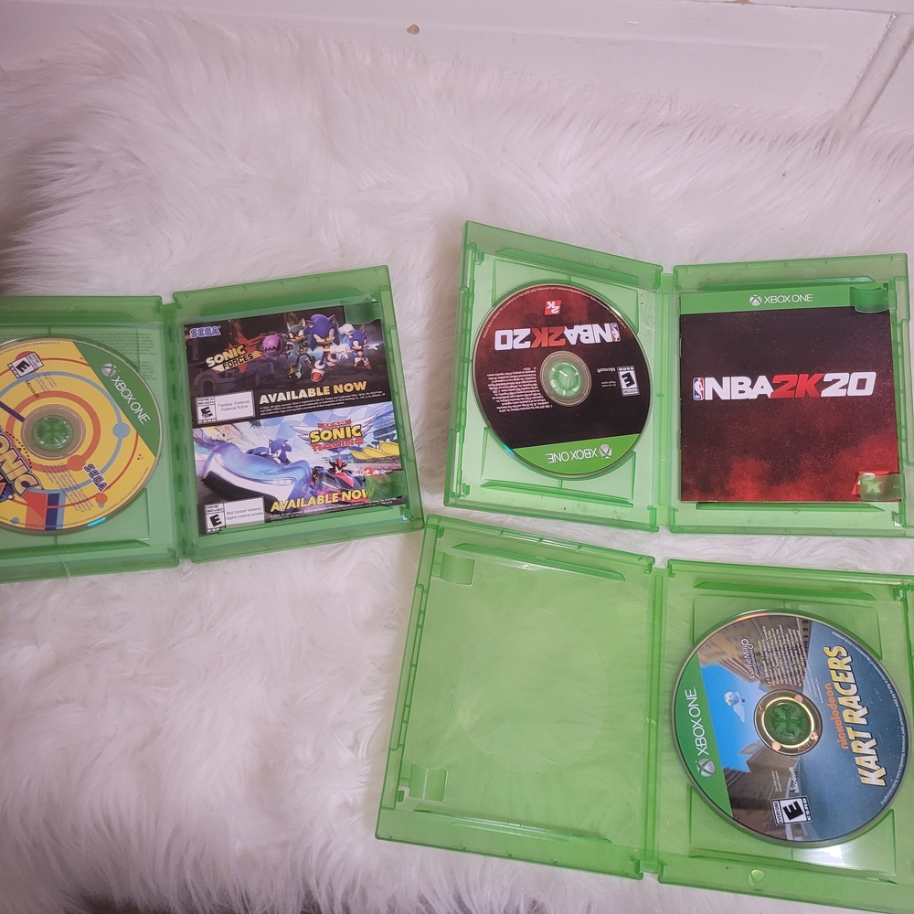 Xbox One Game LOT: Sonic Mania, NBA 2K20, Nickelodeon Kart Racers - Picture 2 of 5